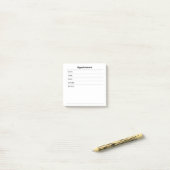 Aanwijzingsnota's Post-it® Notes (Op bureau)