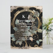 Aanzetbloemen Save The Date (Staand voorkant)