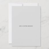 Aanzoek van de Bruid aan haar Man | Zwart Script A Kaart (Achterkant)