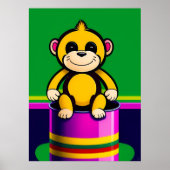 aap - Afdruk groot Kind Poster (Voorkant)