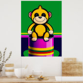 aap - Afdruk groot Kind Poster (Keuken)