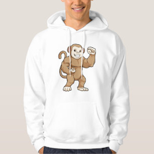 aap als Bodybuilder in Bodybuilding Hoodie