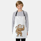 aap als Bodybuilder in Bodybuilding Schort (Gedragen)