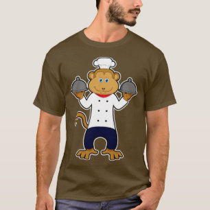aap als Cook met Servische borden T-shirt