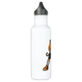 aap als Football speler met Football Waterfles (Links)