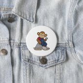 aap als Mechanisch met moersleutel Ronde Button 7,6 Cm (In situ)