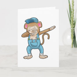 Aap als monteur bij Hip Hop Dance Dab Kaart