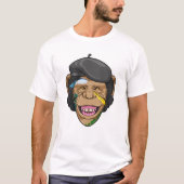 aap als schilder t-shirt (Voorkant)