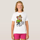 aap als voetzoeker met Voetbal T-shirt (Voorkant volledig)