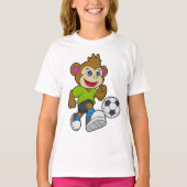 aap als voetzoeker met Voetbal T-shirt (Voorkant)