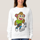 aap als voetzoeker met Voetbal Trui (Voorkant)