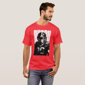 Aap Amerikaanse voetbalspeler T-shirt (Voorkant volledig)