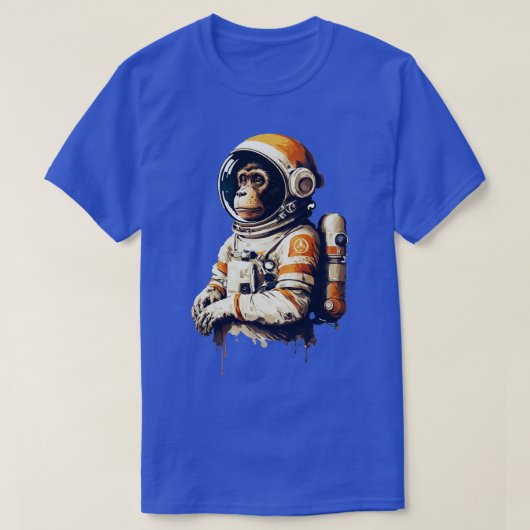 Aap Astronaut 2 T-shirt (Design voorkant)