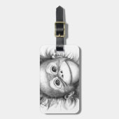 Aap - Baby Orang outan 2016 G-121 Bagagelabel (Voorkant verticaal)
