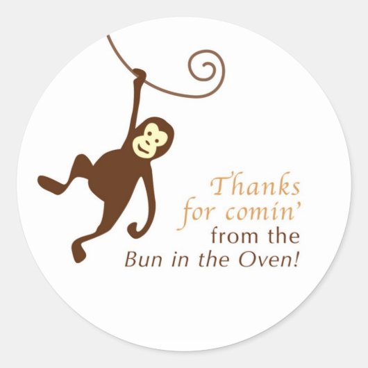 Aap baby shower gunstigste label (Voorkant)