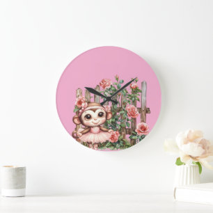 Aap Ballerina Grote Klok