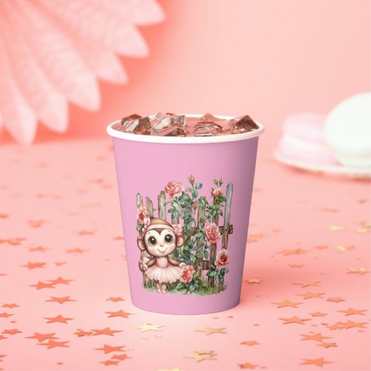 Aap Ballerina Papieren Bekers (Insitu)