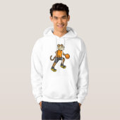 aap bij de Basketball Sports Hoodie (Voorkant volledig)
