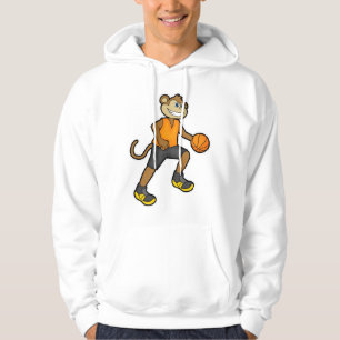 aap bij de Basketball Sports Hoodie