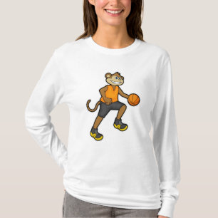 aap bij de Basketball Sports T-shirt