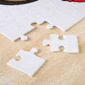 aap bij muziek met hoofdtelefoon legpuzzel (Zijkant)