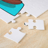 aap bij Yoga in de Permanente Legpuzzel (Zijkant)