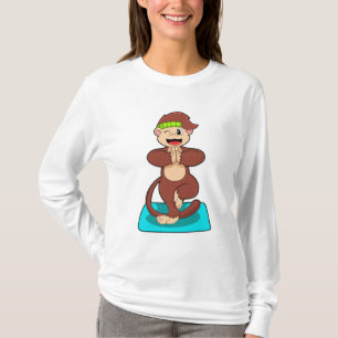 aap bij Yoga in de Permanente T-shirt