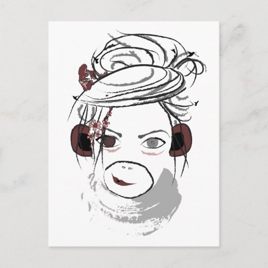 aap. briefkaart (Voorkant)