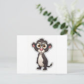 aap briefkaart (Staand voorkant)