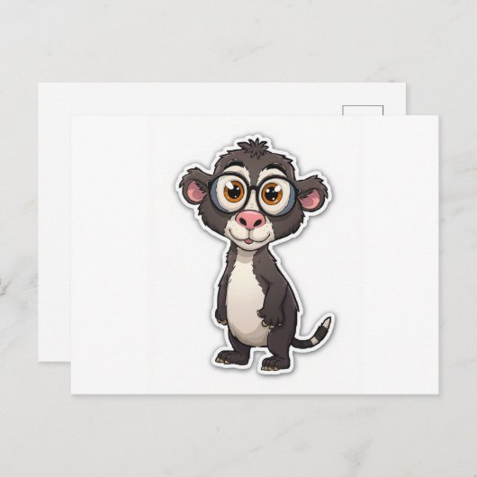 aap briefkaart (Voorkant / Achterkant)