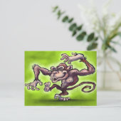 aap briefkaart (Staand voorkant)