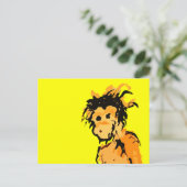 aap briefkaart (Staand voorkant)