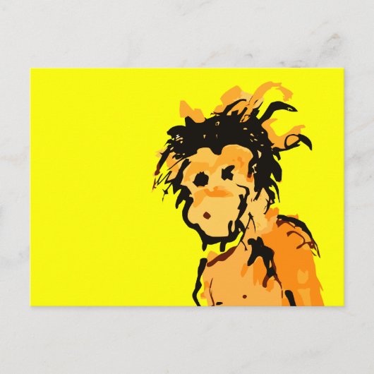 aap briefkaart (Voorkant)