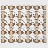 aap cadeaupapier (Vlak)