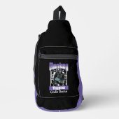 Aap die code typt laat programmeur humor los sling bag (Voorkant)