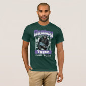 Aap die code typt laat programmeur humor los t-shirt (Voorkant volledig)