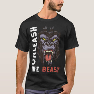 Aap Dier Zilverrug Natuur grappig T-shirt