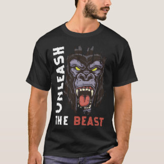 Aap Dier Zilverrug Natuur grappig T-shirt