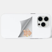 Aap eet banaan onder de pleister Case-Mate iPhone case (Achterkant (horizontaal))