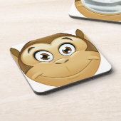 aap emoji bier onderzetter (Linkerzijde)