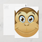 aap emoji briefkaart (Voorkant / Achterkant)