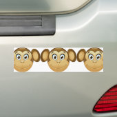 aap emoji bumpersticker (Op auto)