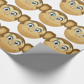 aap emoji cadeaupapier (Hoek)