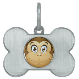 aap emoji huisdieren naamplaatje