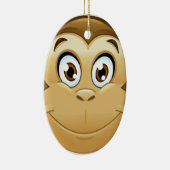 aap emoji keramisch ornament (Rechts)