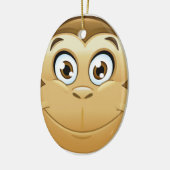 aap emoji keramisch ornament (Links)