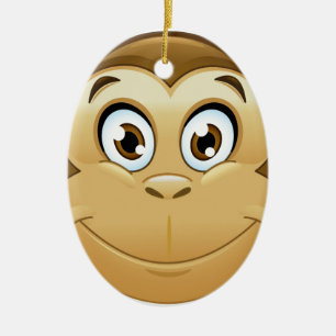 aap emoji keramisch ornament