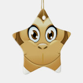 aap emoji keramisch ornament (Rechts)