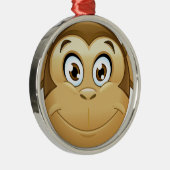 aap emoji metalen ornament (Rechts)