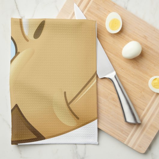 aap emoji theedoek (Quarter Fold)